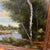 1980s European School Oil on Canvas Signed Framed Landscape Painting Impressionist Style For Sale In Washington DC - Image 6 of 12