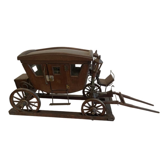1930s Folk Art Stage Coach For Sale