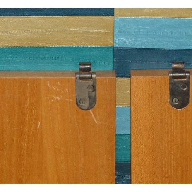 Swedish String Shelving Unit in Elm by Kajsa & Nils Nisse Strinning, 1960s For Sale - Image 11 of 13