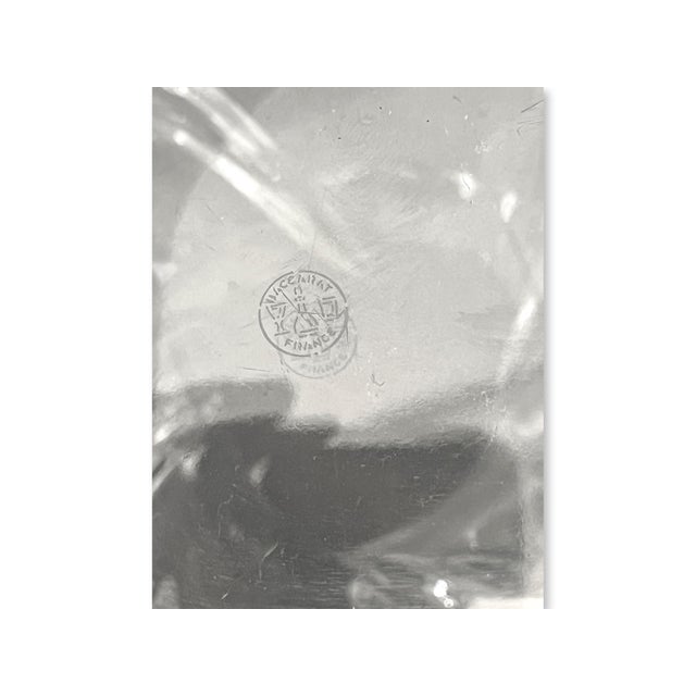 Baccarat Baccarat Crystal 10.5" Serpentine Vase For Sale - Image 4 of 4