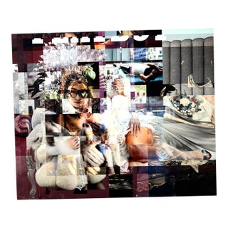 Contemporary Digital Photo Collage Printed on Plexiglass by Takako Konishi For Sale