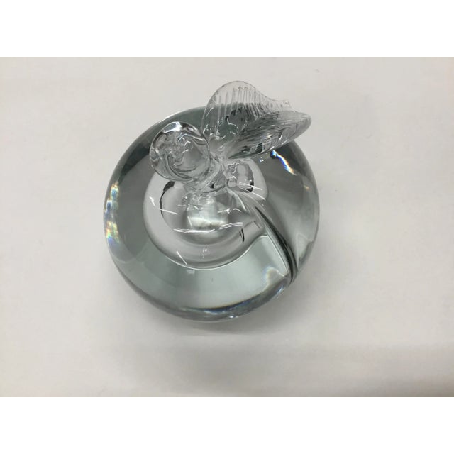 Glass Mid 20th Century Glass Peach by Alfredo Barbini for Oggetti, Murano For Sale - Image 7 of 11