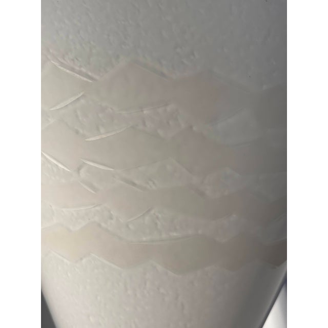 Blown Opaline Murano Glass Floor Lamp from Barovier & Toso, Italy, 1980 For Sale - Image 6 of 13
