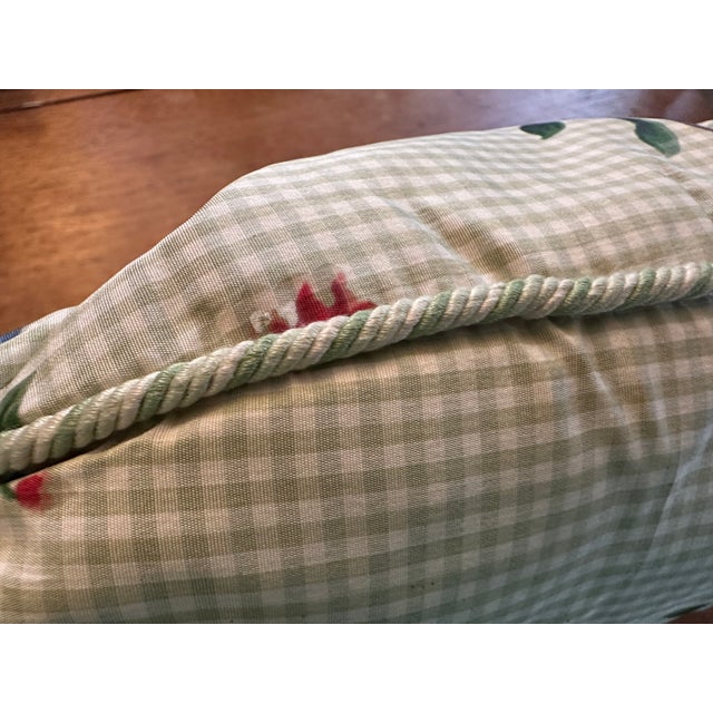 Late 20th Century Vintage Silk Lumbar Pillows For Sale - Image 9 of 9