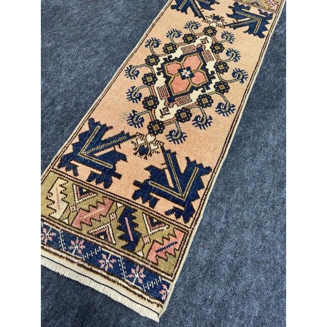 Early 21st Century Turkish Yastik Rug 1'5" x 4'5" For Sale - Image 5 of 5