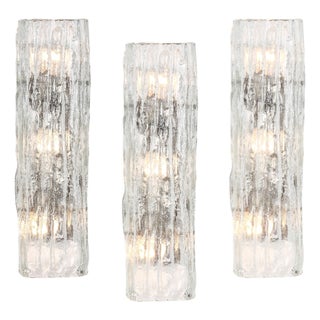 Large Murano Glass Wall Sconce from Kalmar, Austria, 1960s For Sale