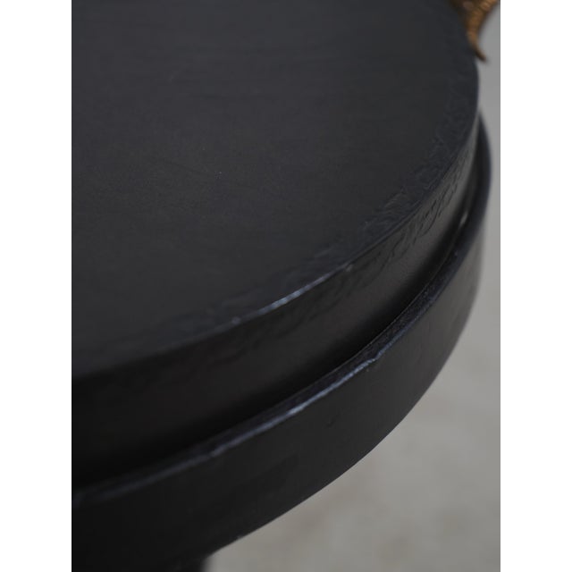 Brass Labarge Regency Style Rams Head Round Occasional Table For Sale - Image 8 of 13