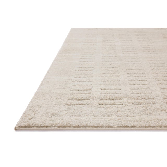 Contemporary Amber Lewis x Loloi Monty Ivory / Beige 9'-2" x 13' Area Rug For Sale - Image 3 of 5