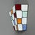 Vintage Multicolored Leaded Glass Wall Lamp, 1970s For Sale - Image 4 of 11