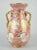 Italian Handpainted Vase in Pink and Gold Vase from Mica For Sale - Image 4 of 8