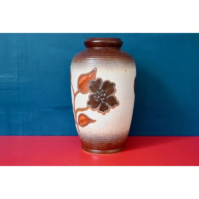 Ceramic Large Bohemian Style Vase from Bay Keramik, 1960s For Sale - Image 7 of 7