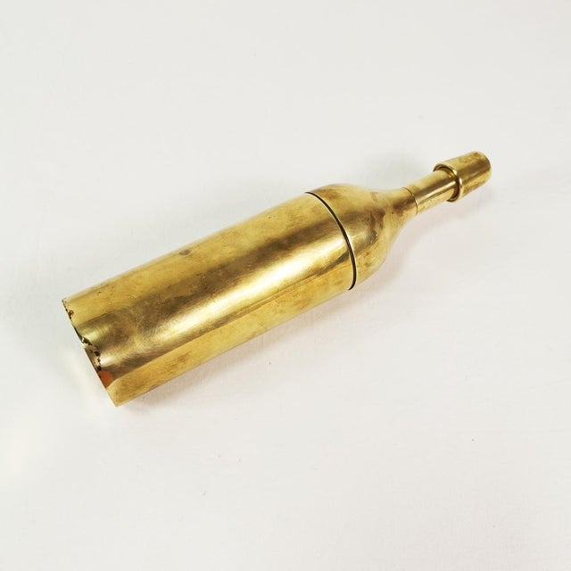Mid-Century Modern Modernist Brass Shaker, Italy, 1960s For Sale - Image 3 of 14