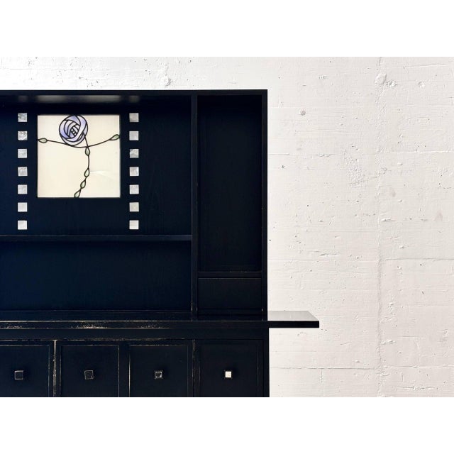 Ash Sideboard by Charles Rennie Mackintosh on Casters, 1980s For Sale - Image 14 of 18