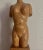 Abstract Vintage Hand Carved Wood Abstract Female Torso, (14” High) For Sale - Image 3 of 8