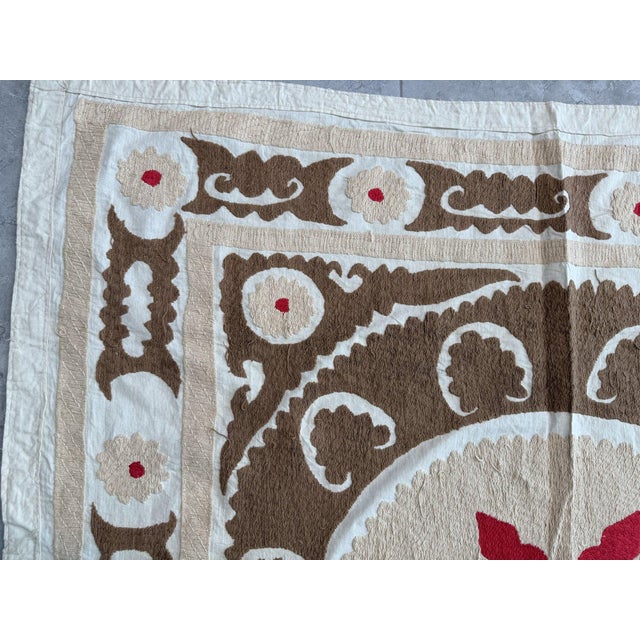 Bukhara Suzani Textile Wall Art For Sale - Image 4 of 9