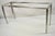 Vintage Design Institute of America Style Steel Mid Century Modern 58" Long Console Hall Table (No glass top). Item...