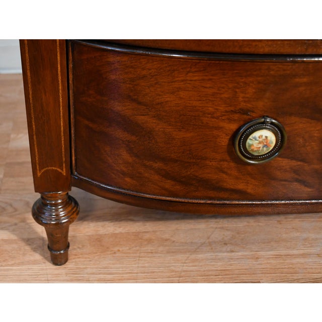 1920s Antique Sohan Ny English Sheraton Solid Mahogany Server / Buffet For Sale - Image 11 of 18