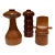 Set of There (3) Salt and Pepper Mill Designed by Jens Quistgaard for Dansk Designs. For Sale