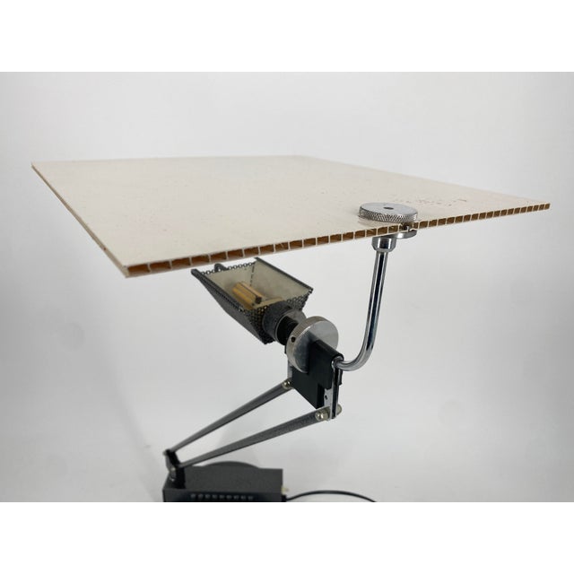 Postmodern W. O. Table Lamp by Sacha Ketoff for Aluminor, France, 1985 For Sale - Image 6 of 18