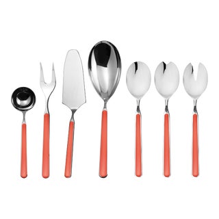 Mepra Fantasia 7-Piece Serving Set, New Coral For Sale