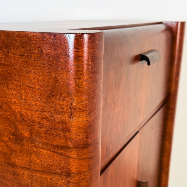 Art Deco Audio Cabinet with Pull-Out Drawer, 1950s For Sale - Image 14 of 18