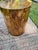 Wood Attributed to William Switzer Postmodern MCM Burl Walnut Drum Table / Nightstand For Sale - Image 7 of 12