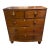 Early 19th Century English Late Regency Bow Front Mahogany Chest For Sale