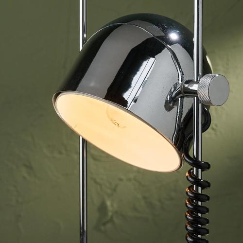 Silver BA-5473 Adjustable Table Lamp in Chrome by Josep Maria Magem for Madom, Spain, 1970s For Sale - Image 8 of 12