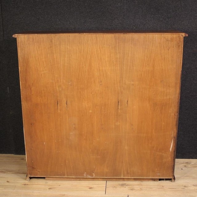 Brown Italian Walnut Bookcase, 1960s For Sale - Image 8 of 14