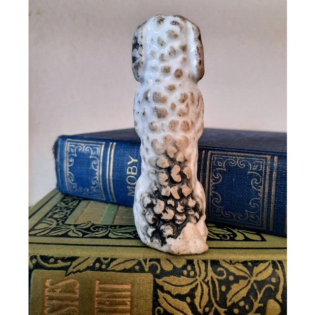 Early 19th Century Antique Staffordshire Poodle Dog For Sale - Image 5 of 5