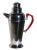 Art Deco Chrome Cocktail Shaker With Red Bakelite Handle For Sale - Image 9 of 10