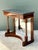 Mid 20th Century Vintage Stone Top Flame Mahogany Pier Table For Sale - Image 5 of 12