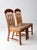 Mid-Century Singer Furniture Wood Dining Chairs With Upholstered Seats Pair For Sale - Image 11 of 15