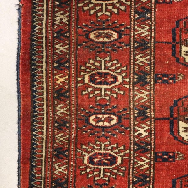 Vintage Bukhara Rug, Turkmenistan For Sale - Image 6 of 8