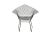 Metal Diamond Chairs in the style of Harry Bertoia for Knoll International, Set of 3 For Sale - Image 7 of 11