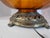 Hollywood Regency Vintage Hollywood Regency Amber Glass Genie Bottle Table Lamp For Sale - Image 3 of 7