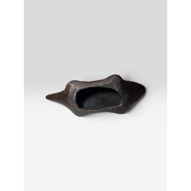 1970s Vintage Mexican Tonalá Burnished Pottery Fish Sculpture For Sale - Image 5 of 5