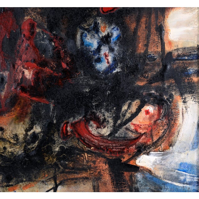 Dynamic Mid-Century Abstract Expressionist Piece by Andres Montani For Sale - Image 4 of 6