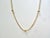 Modern Vintage 18 Karat Yellow Gold Box Chain Ball Necklace, 24 " Long For Sale - Image 3 of 7