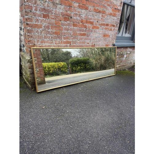 Large Antique French Gilt Bistro Mirror, 19th Century For Sale - Image 3 of 7