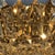Italian Ceiling Lamp with Blue and Transparent Crystals with Four Lights, 1960 For Sale - Image 4 of 10