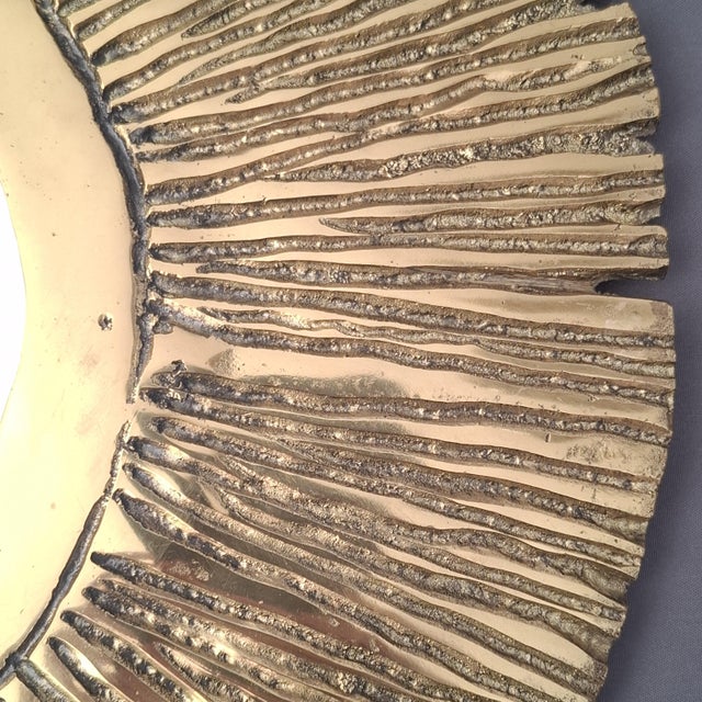 1950s Large Sunburst Wall Mirror, France, 1950s For Sale - Image 5 of 18