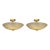 Pair of Mid-Century Barovier Y Toso Hand-Blown Fluted Murano Glass Chandeliers For Sale