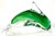 Late 20th Century Vintage Murano Glass Dolphin Figurine For Sale - Image 5 of 8
