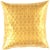 Gold, Leather, Decorative Pillow, Cushion, Living Room For Sale - Image 4 of 4