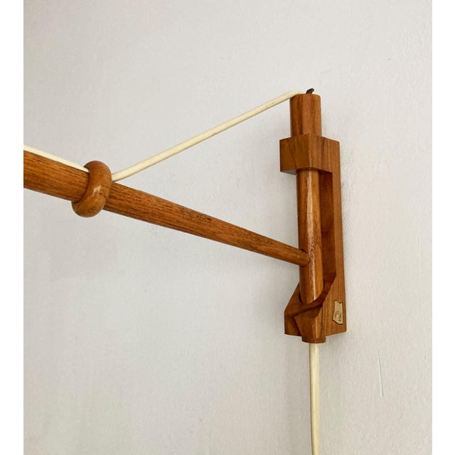 Vintage Scandinavian Wall Light by Pokrok Žilina Czech, 1960s For Sale - Image 13 of 16