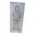 Vintage Medieval Knight Faux Stone Brass Rubbing Style Wall Plaque For Sale