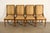 An outstanding set of four French Regency Louis XVI or Neoclassical style dining chairs By Karges Furniture USA, Circa...