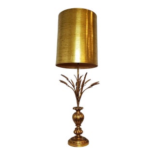 Large Mid Century Modern Hollywood Regency Table Lamp For Sale