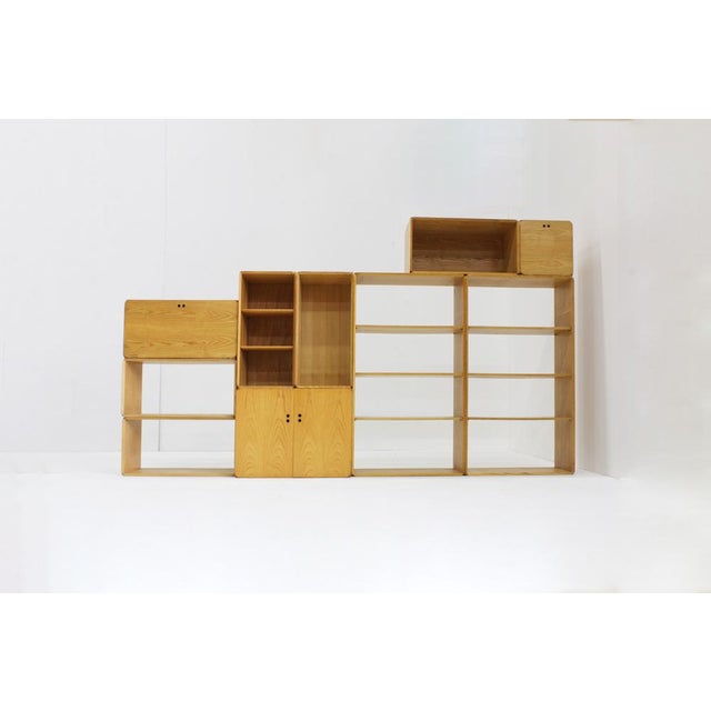 1980s Vintage Modular Wall Unit Cabinet by Derk Jan De Vries for Maisa, 1980s, Set of 9 For Sale - Image 5 of 13